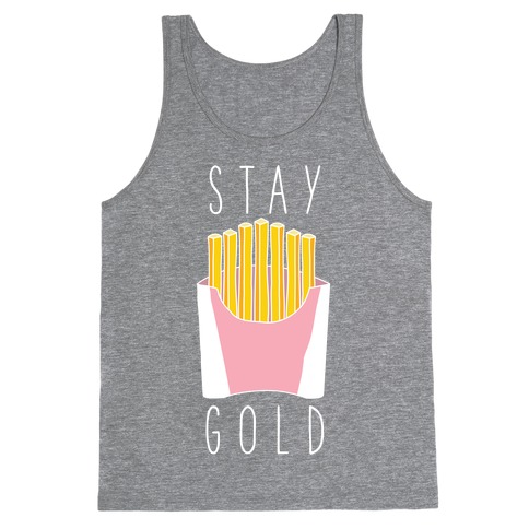 Stay Gold Pink Tank Top