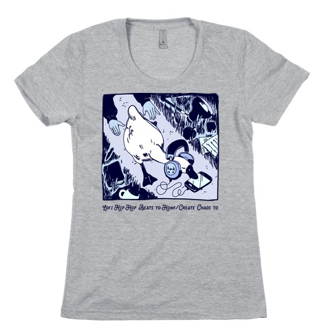 Lofi Hip Hop Goose Womens T-Shirt