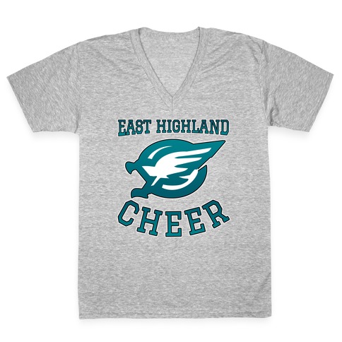 East Highland Cheer V-Neck Tee Shirt