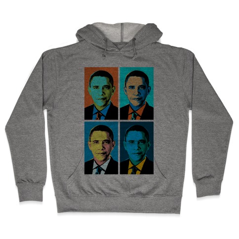 Pop Art Obama Hooded Sweatshirt