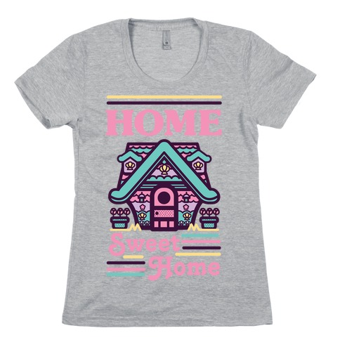 Home Sweet Home Mermaid Series Exterior Womens T-Shirt