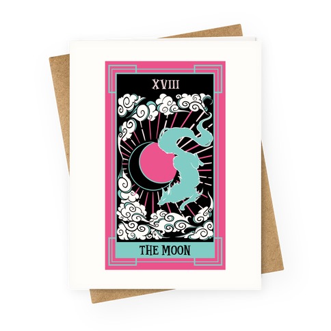 Creepy Cute Tarots: The Moon Greeting Card