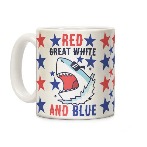 Red, Great White and Blue Coffee Mug