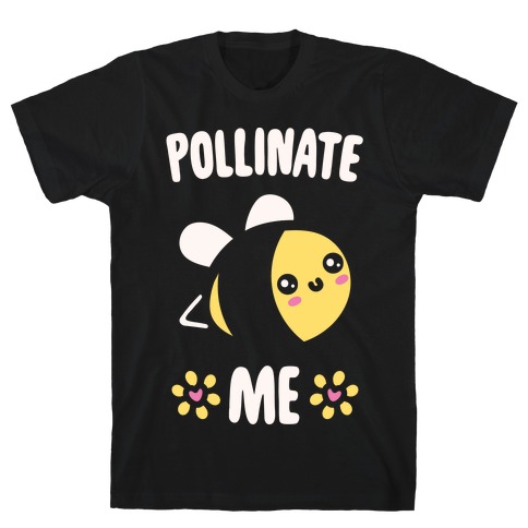 Pollinate Me White Print T-Shirt