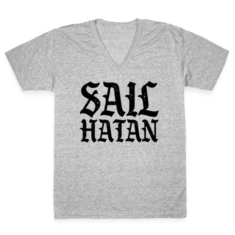 Sail Hatan Parody V-Neck Tee Shirt