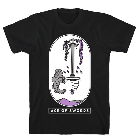 Ace of Swords Asexual Pride T-Shirt