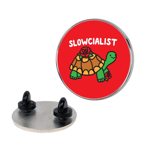 Slowcialist Turtle Pin