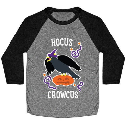 Hocus Crowcus Baseball Tee