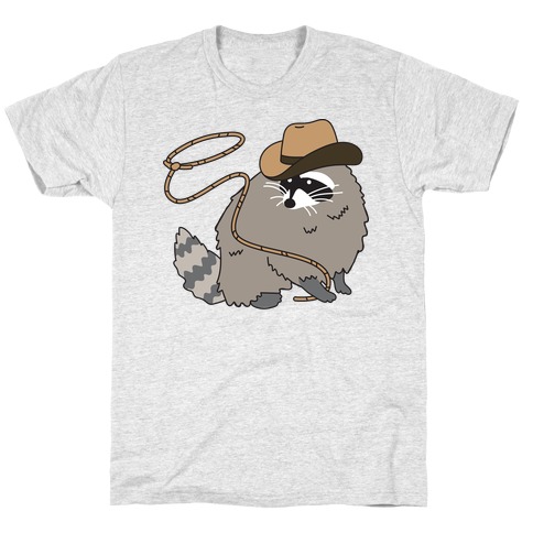 Cowboy Raccoon Lasso T-Shirt