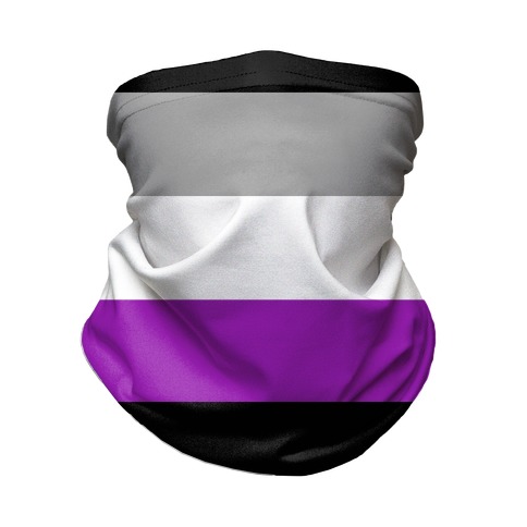 Asexual Pride Flag Neck Gaiter