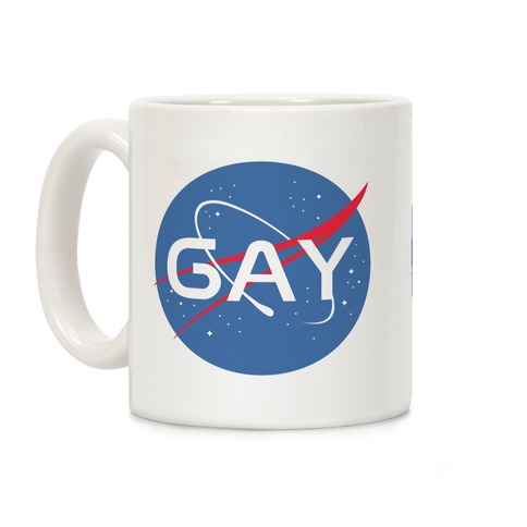 Gay Nasa Parody Coffee Mug