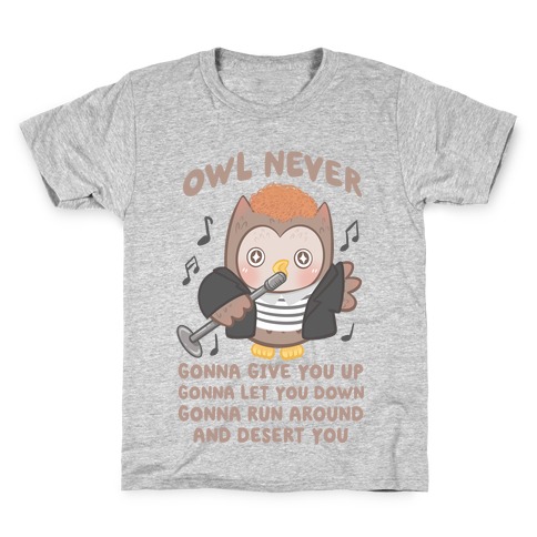 Never Gonna Give You Up Lyrics | Kids T-Shirt