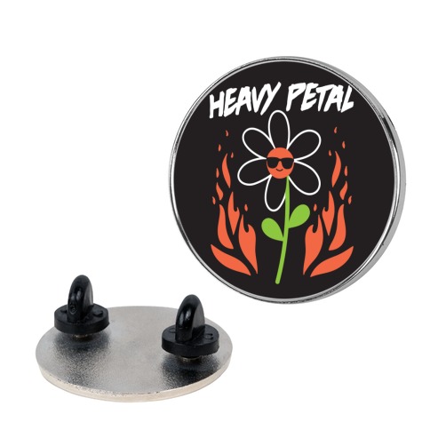 Heavy Petal Flower Pin