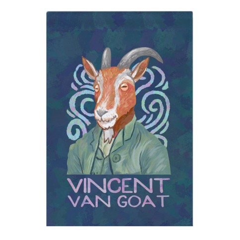 Vincent Van Goat Garden Flag