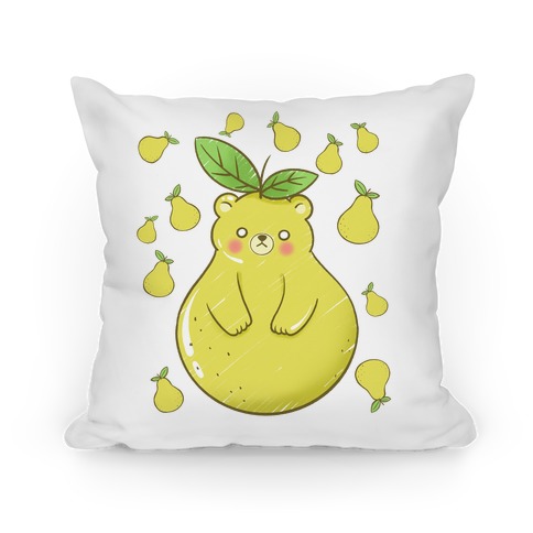 Pear Bear Pillow
