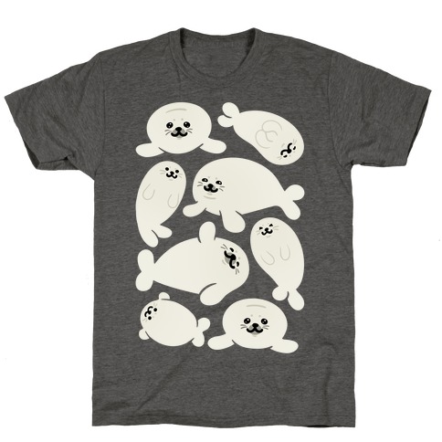 Baby Seals Pattern Study T-Shirt