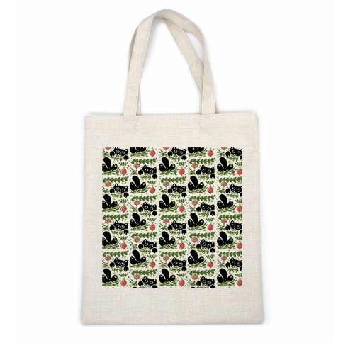 Cat In Christmas Tree Pattern Casual Tote
