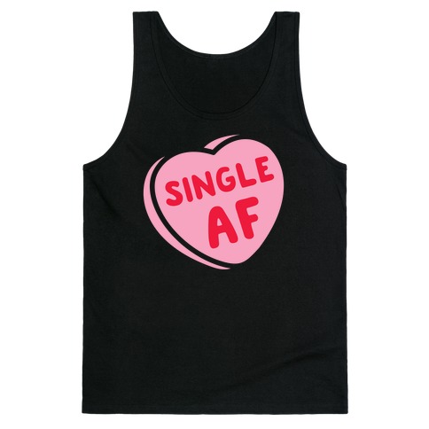 Single AF Candy Heart Tank Top