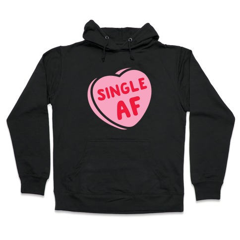 Single AF Candy Heart Hooded Sweatshirt