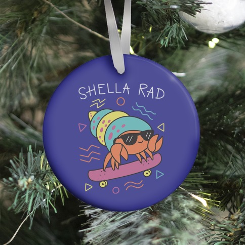 Shella Rad Crab Ornament
