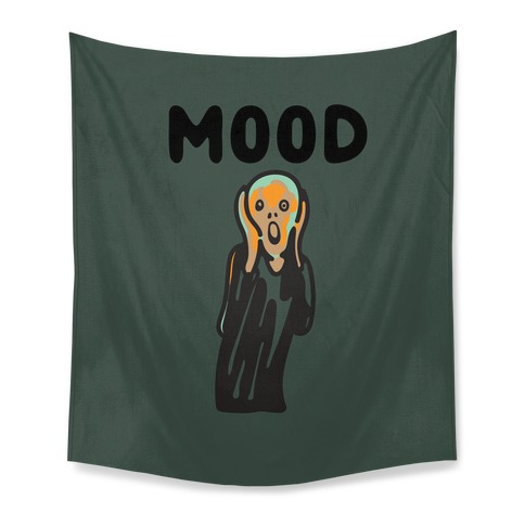 Mood The Scream Parody Tapestry