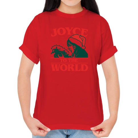 https://images.lookhuman.com/render/standard/A9GCqRrHxYAg8uGC0fTzWG56gGbT17Jr/3600-red-lifestyle_female_2021-t-joyce-to-the-world-parody.jpg