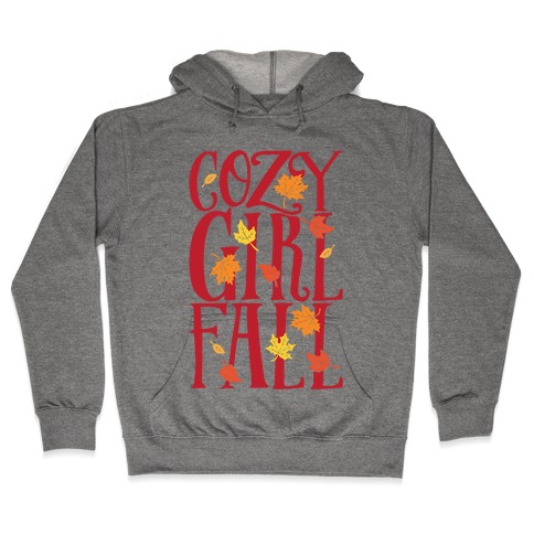 Cozy Girl Fall Hooded Sweatshirt