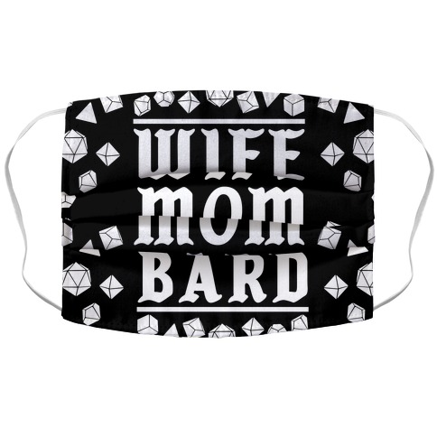 Wife Mom Bard Accordion Face Mask