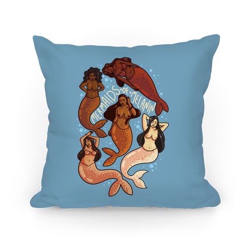 Mermaids of Melanin Pillow