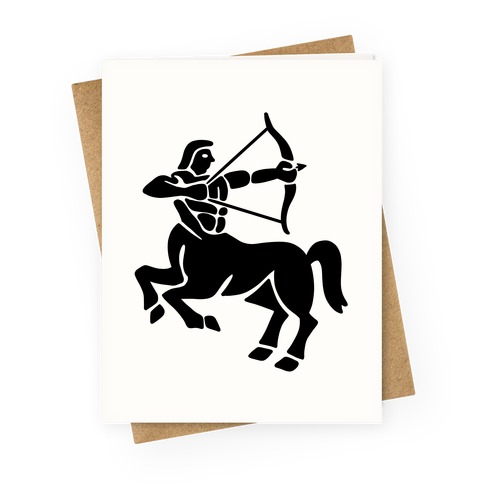 Zodiacs Of The Hidden Temple - Sagittarius Archer Greeting Card