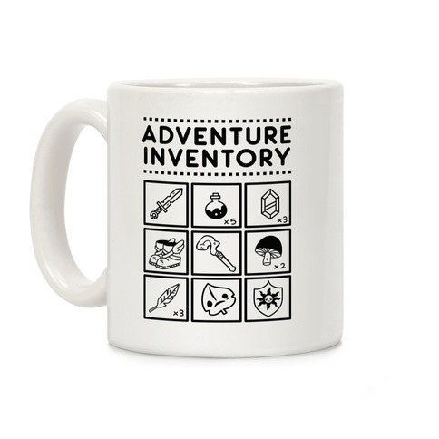 Adventure Inventory Coffee Mug