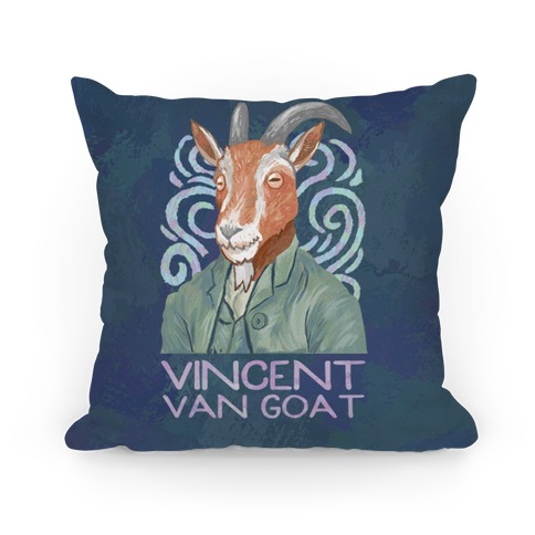 Vincent Van Goat Pillow