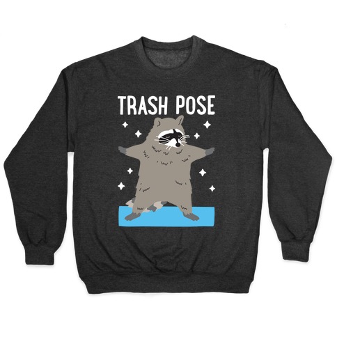 Trash Pose Raccoon Pullover