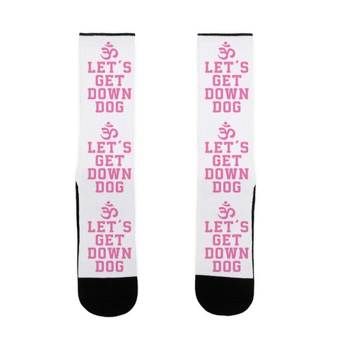 Let's Get Down Dog Sock