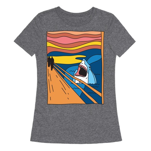 The Shark Scream Womens T-Shirt