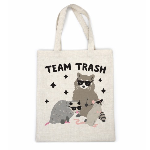 Team Trash Opossum Raccoon Rat Casual Tote
