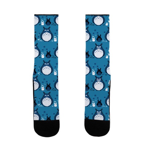 Totoro Pattern Sock