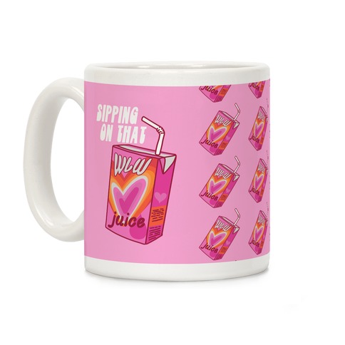 Lesbian Juice Juice Box Coffee Mug