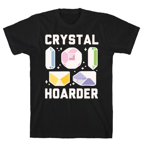 Crystal Hoarder White Print T-Shirt