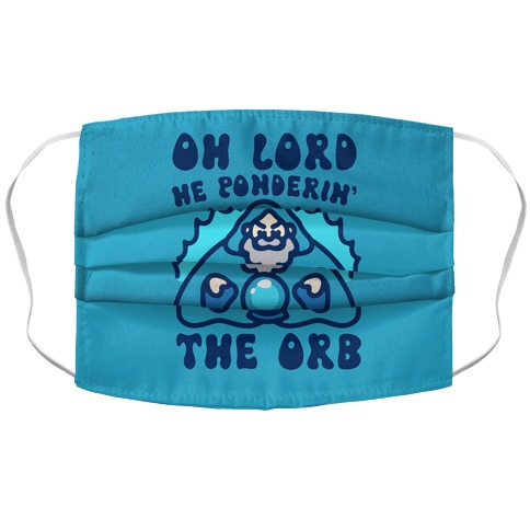 Oh Lord He Ponderin' The Orb Parody Accordion Face Mask