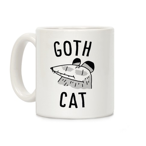 Goth Cat Coffee Mug