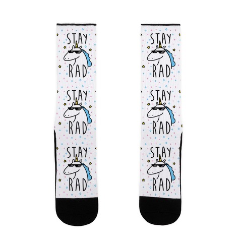 Stay Rad Unicorn Sock