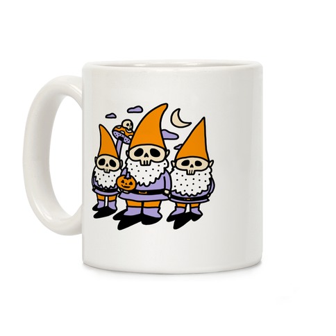 Happy Hall-Gnome-Ween (Halloween Gnomes) Coffee Mug