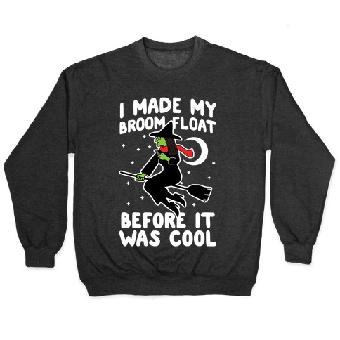 Broom Challenge Hipster Witch Pullover