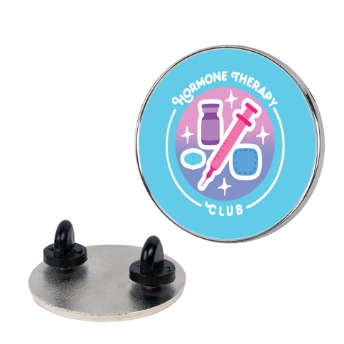 Hormone Therapy Club Patch Pin