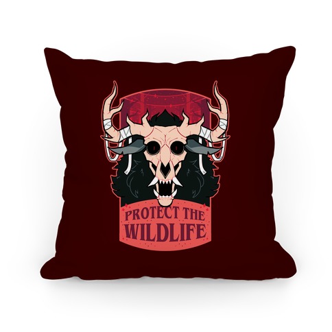 Protect The Wildlife (Wendigo) Pillow
