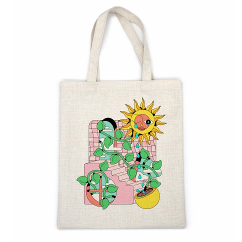 Trippy Sunflower Shower  Casual Tote