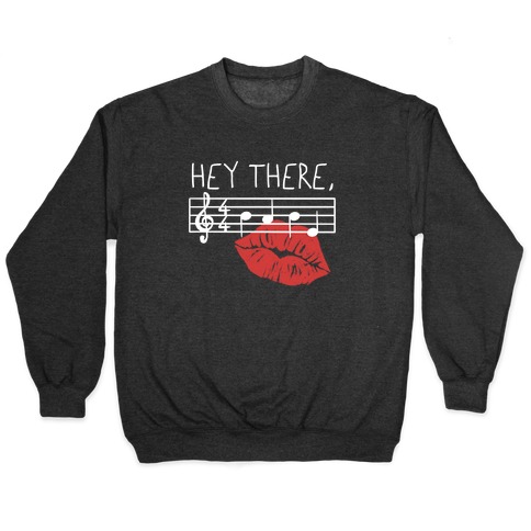 Hey There Babe Music Pun Pullover