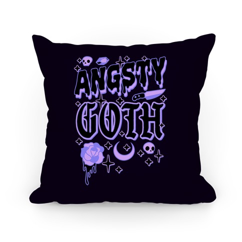 Angsty Goth Pillow