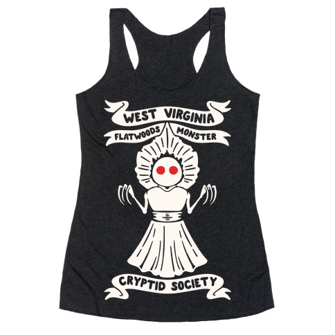 West Virginia Flatwoods Monster Cryptid Society Racerback Tank Top